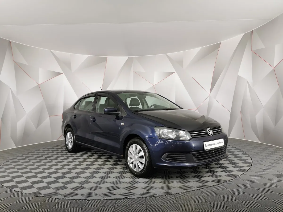 Volkswagen Polo 1.6 Tiptronic (105 л.с.) Comfortline Синий в АВИЛОН. Слайд №3