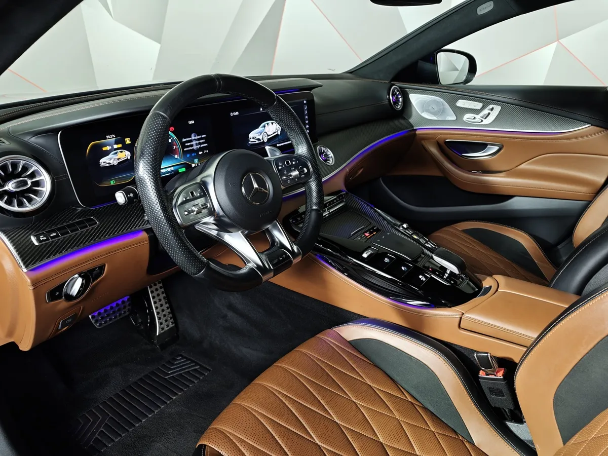 Mercedes-Benz AMG GT 53 4MATIC SPEEDSHIFT TCT 9G Особая серия Синий в АВИЛОН. Слайд №19
