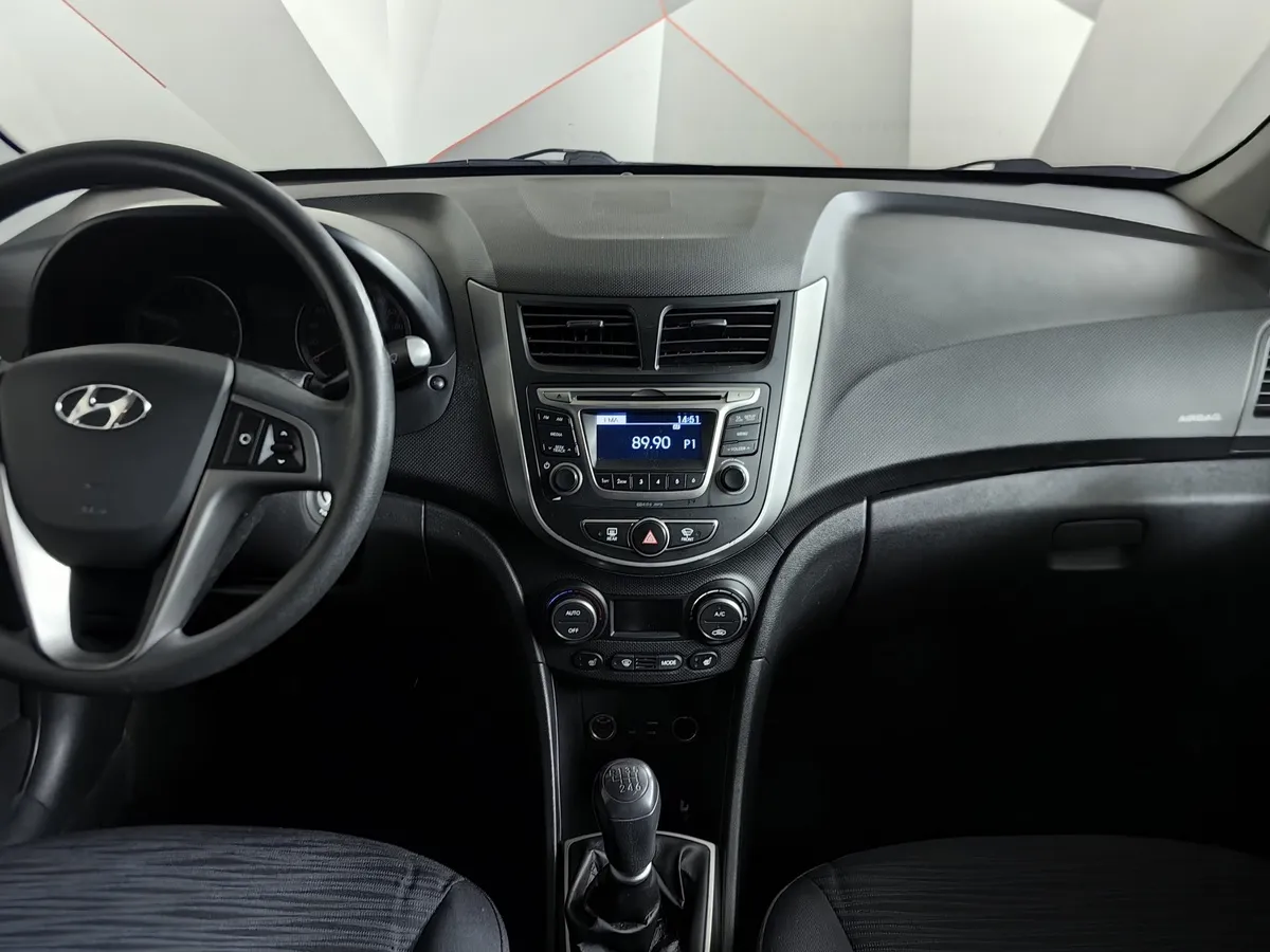 Hyundai Solaris 1.6 MT (123 л.с.) Active Plus Синий в АВИЛОН. Слайд №12