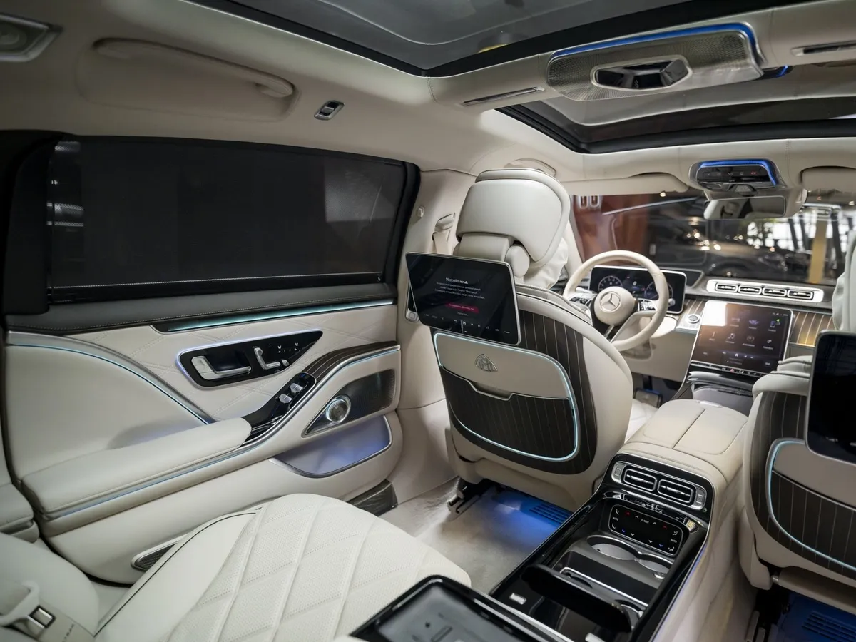 Mercedes-Benz S-Класс Maybach S 580 9G-Tronic 4Matic (503 л.с.) Черный в АВИЛОН. Слайд №12