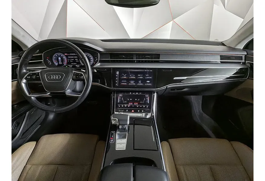 Audi A8 3.0 TFSI L tiptronic quattro (340 л.с.) Черный в АВИЛОН. Слайд №14