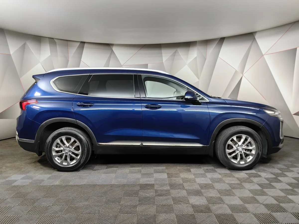Hyundai Santa Fe 2.4 (188 л.с.) - 6AT Lifestyle Синий в АВИЛОН. Слайд №6