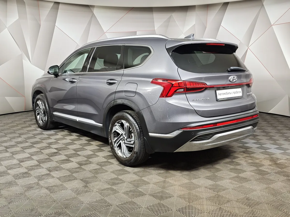 Hyundai Santa Fe 2.2 CRDi AWD 8AT (200 л.с.)  Prestige + Smart Sense Серый в АВИЛОН. Слайд №4