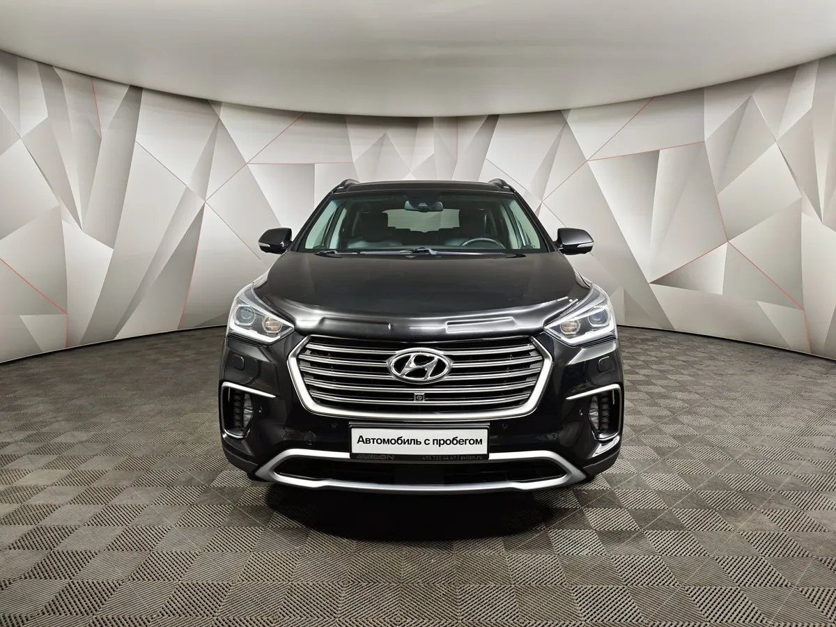 Hyundai Santa Fe 2.2 CRDi AWD 8AT (200 л.с.) High-Tech Черный в АВИЛОН. Слайд №7