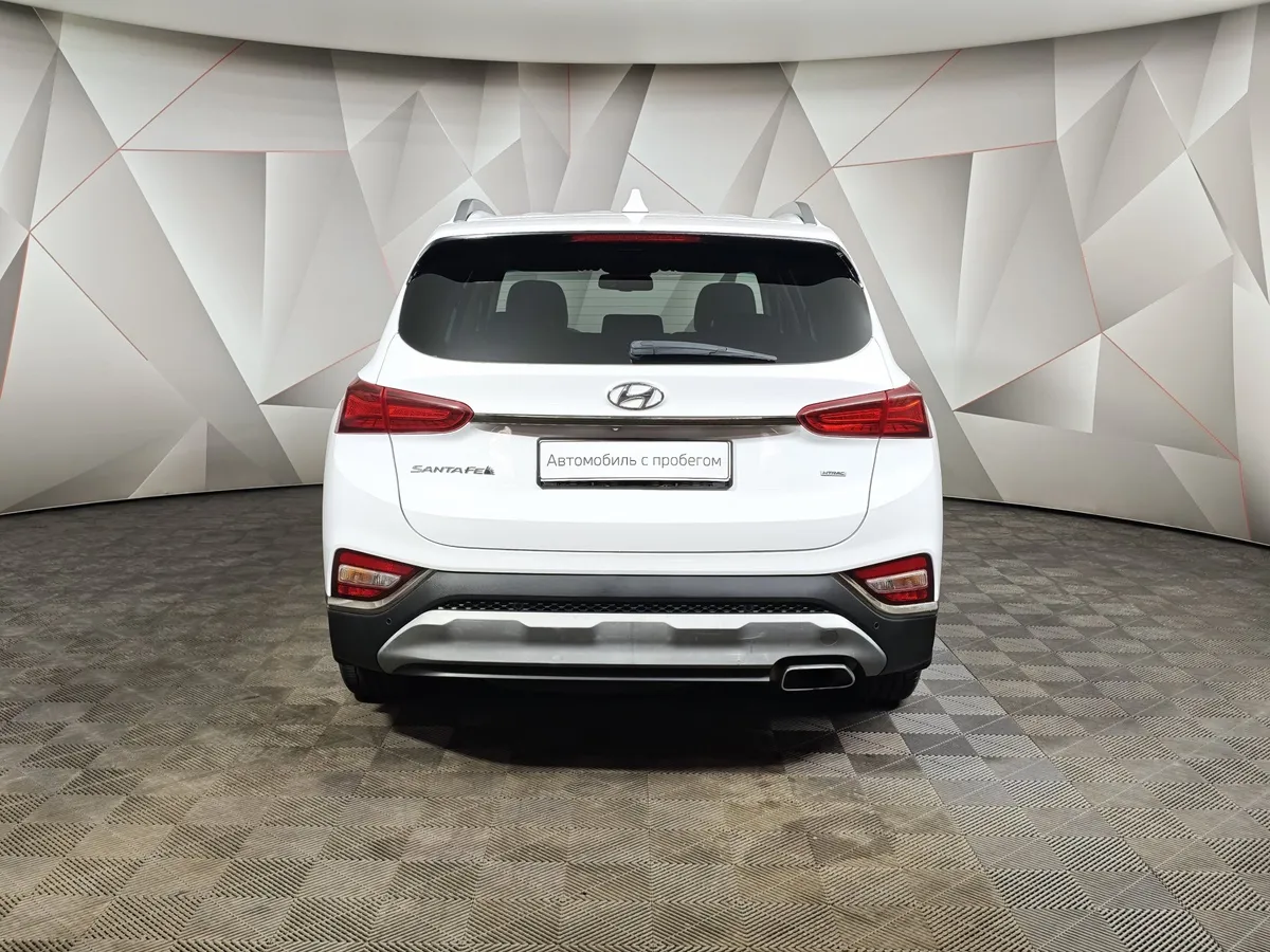 Hyundai Santa Fe 2.4 (188 л.с.) - 6AT Premier Белый в АВИЛОН. Слайд №8