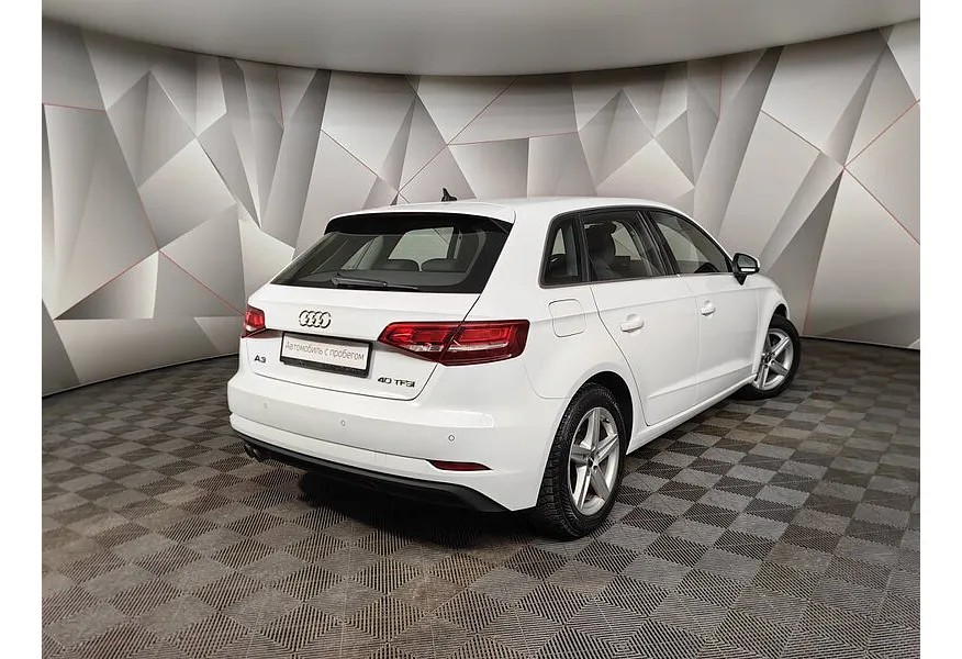 Audi A3 2.0 TFSI S-tronic (190 л.с.) Sport Белый в АВИЛОН. Слайд №2