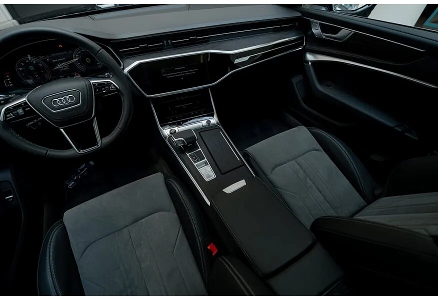 Audi A6 L 45 TFSI S tronic quattro (245 л.с.) Premium Dynamic Черный в АВИЛОН. Слайд №13