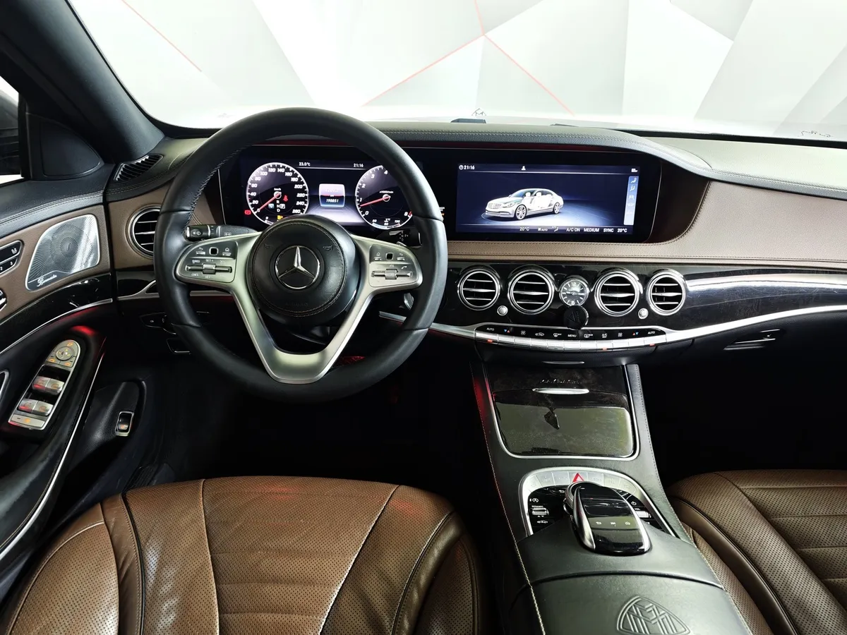 Mercedes-Benz S-Класс S 450 9G-Tronic 4Matic (367 л.с.) Серый в АВИЛОН. Слайд №18
