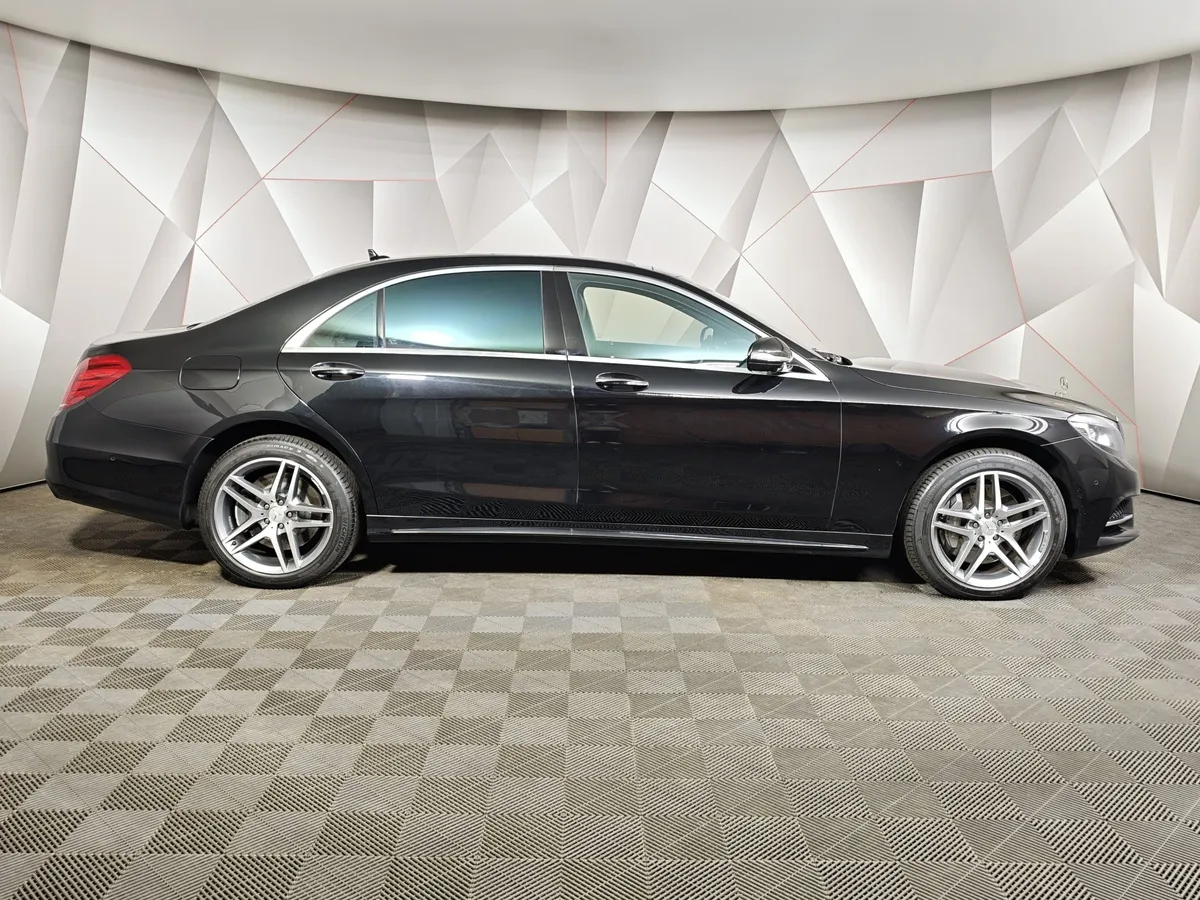 Mercedes-Benz S-Класс S 500 7G-Tronic Plus 4Matic длинная база (455 л.с.) Черный в АВИЛОН. Слайд №6
