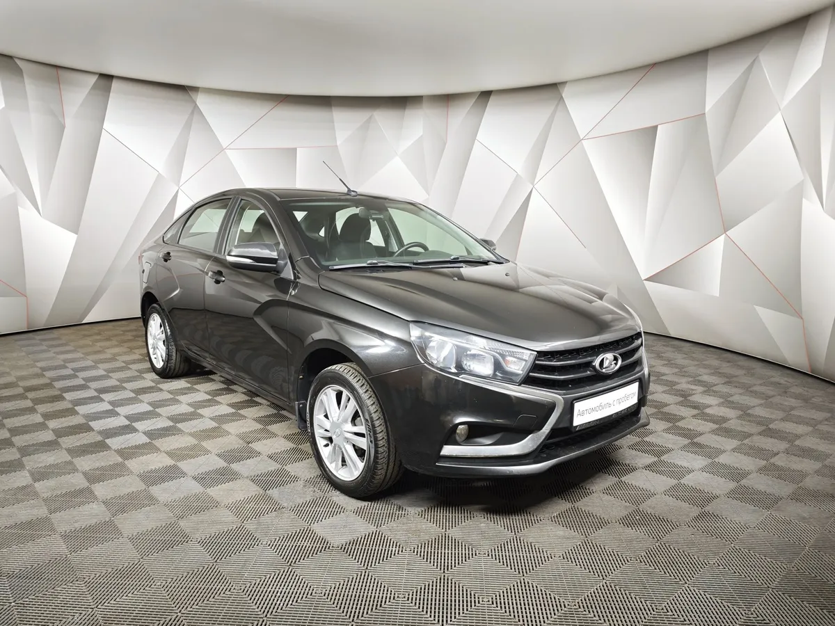 ВАЗ (Lada) Vesta 1.8 AMT (122 л.с.) Черный в АВИЛОН. Слайд №3