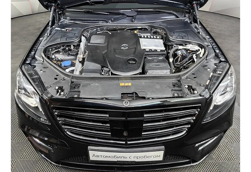 Mercedes-Benz S-Класс S 350 d 9G-Tronic 4Matic длинная база (249 л.с.) Черный в АВИЛОН. Слайд №11