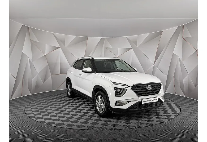 Hyundai Creta 1.6 AT (123 л.с.) Travel + Advanced Белый в АВИЛОН. Слайд №3