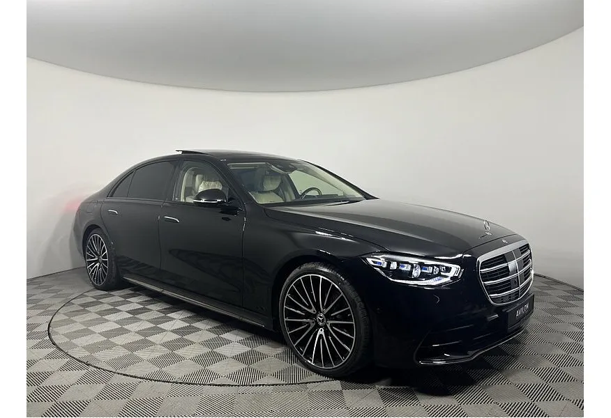 Mercedes-Benz S-Класс S 450 9G-Tronic 4Matic (367 л.с.) Черный в АВИЛОН. Слайд №2