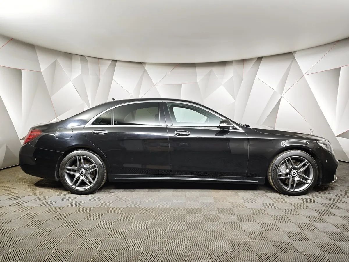 Mercedes-Benz S-Класс S 350 d 9G-Tronic 4Matic длинная база (249 л.с.) Черный в АВИЛОН. Слайд №6
