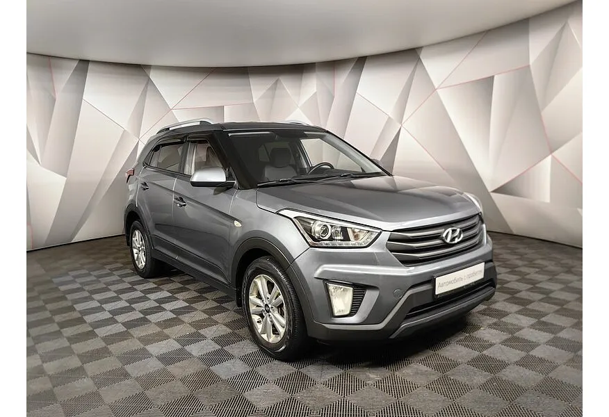 Hyundai Creta 2.0 AT AWD (149 л.с.) Travel Серый в АВИЛОН. Слайд №2