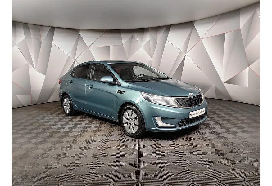 Kia Rio 1.6 AT (123 л.с.) Зеленый в АВИЛОН. Слайд №3