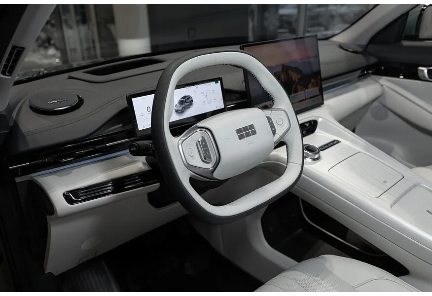 Geely EX5 AT (218 л.с.) Max Белый в АВИЛОН. Слайд №9