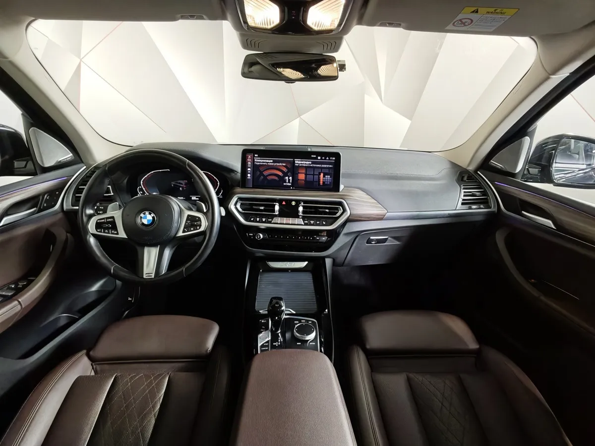 BMW X3 xDrive30i AT (249 л.с.) Base Локальная сборка Черный в АВИЛОН. Слайд №11