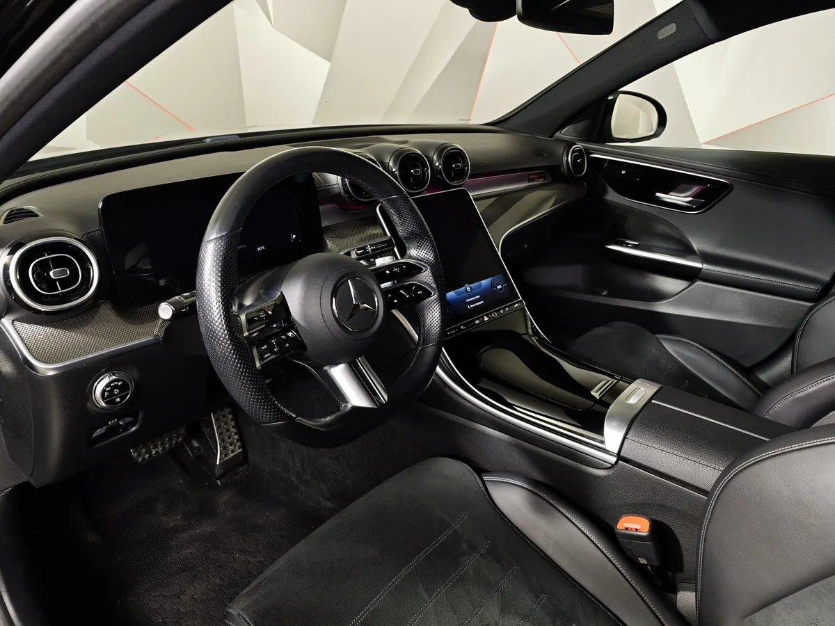 Mercedes-Benz C-Класс C 180 9G-TRONIC (150 л.с.) Sport Синий в АВИЛОН. Слайд №19