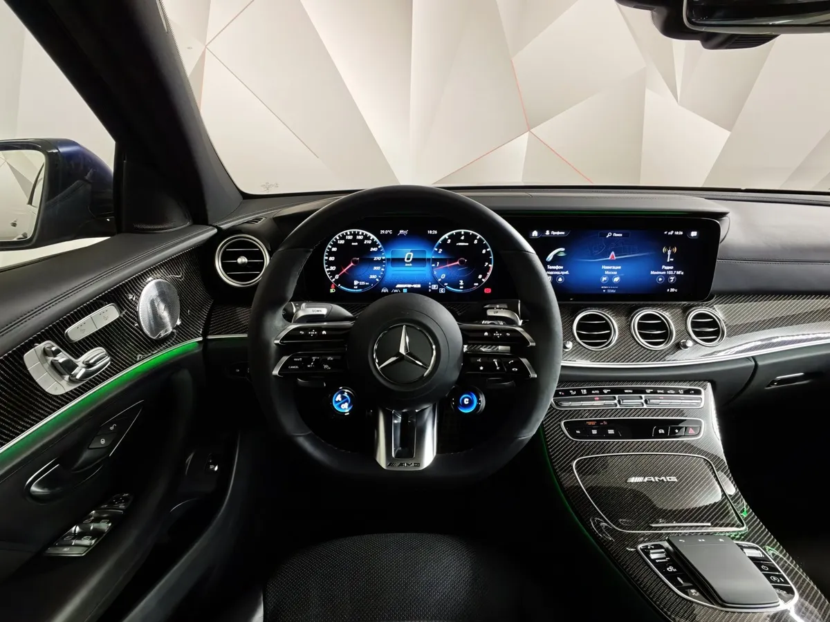Mercedes-Benz E-Класс E 63 S AMG 4MATIC+ 9G-TRONIC (612 л.с.) Синий в АВИЛОН. Слайд №20