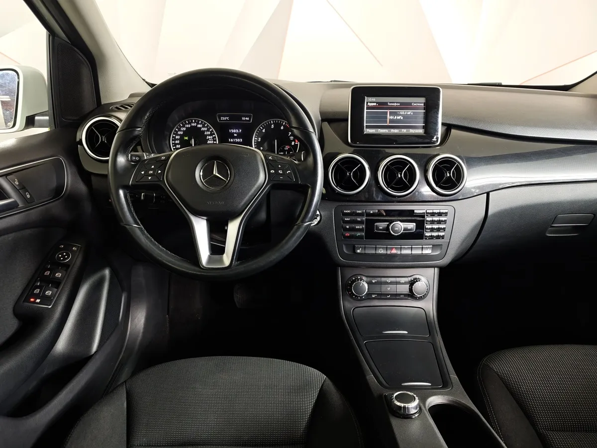 Mercedes-Benz B-Класс B 180 7G-DCT (122 л.с.) Белый в АВИЛОН. Слайд №20