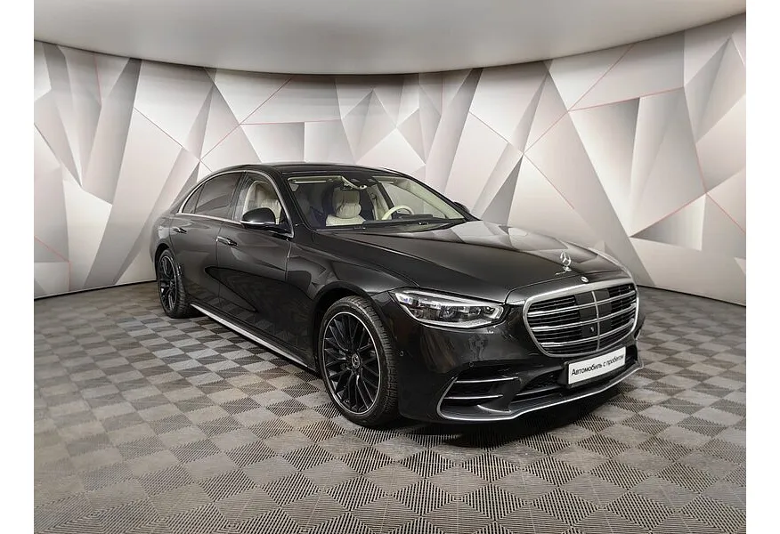 Mercedes-Benz S-Класс S 450 9G-Tronic 4Matic (367 л.с.) Premium Черный в АВИЛОН. Слайд №3