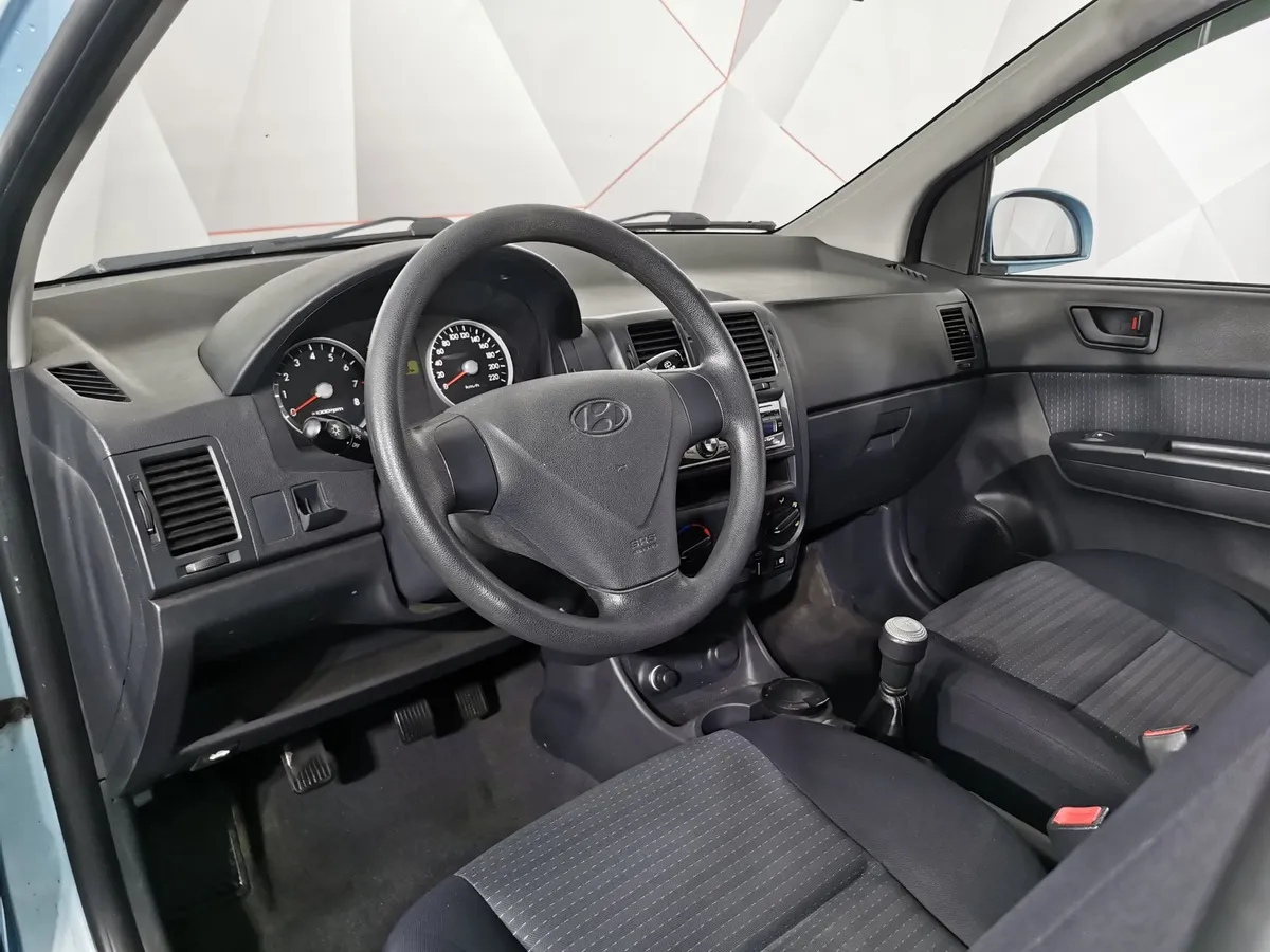 Hyundai Getz 1.4 MT (97 л.с.) Голубой в АВИЛОН. Слайд №17