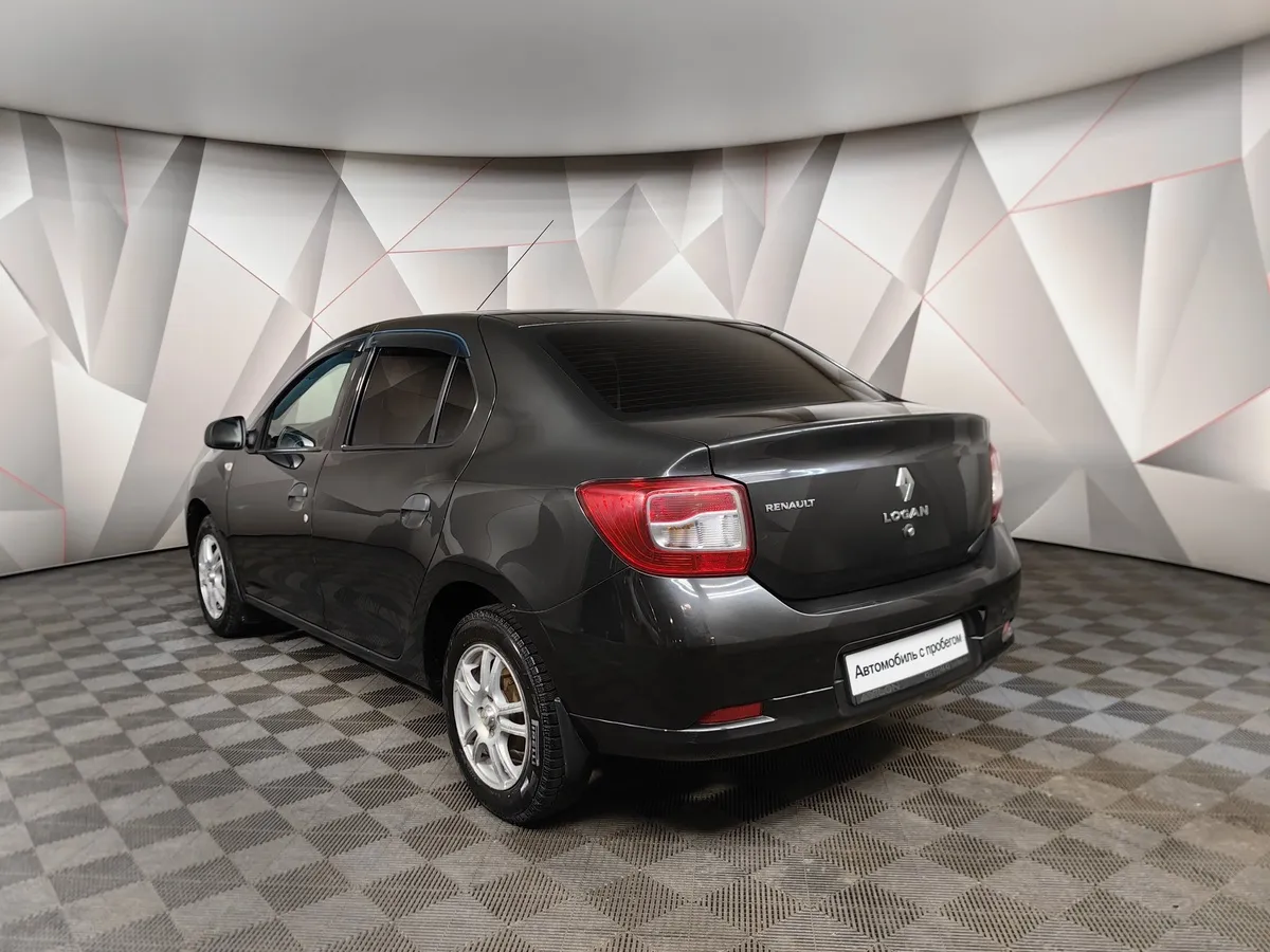 Renault Logan 1.6 MT (82 л.с.) Черный в АВИЛОН. Слайд №4