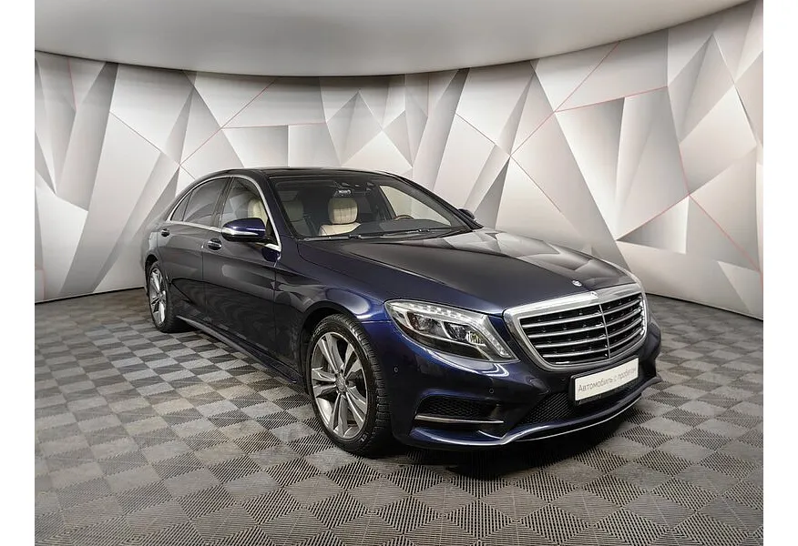 Mercedes-Benz S-Класс S 500 7G-Tronic Plus 4Matic длинная база (455 л.с.) Синий в АВИЛОН. Слайд №3