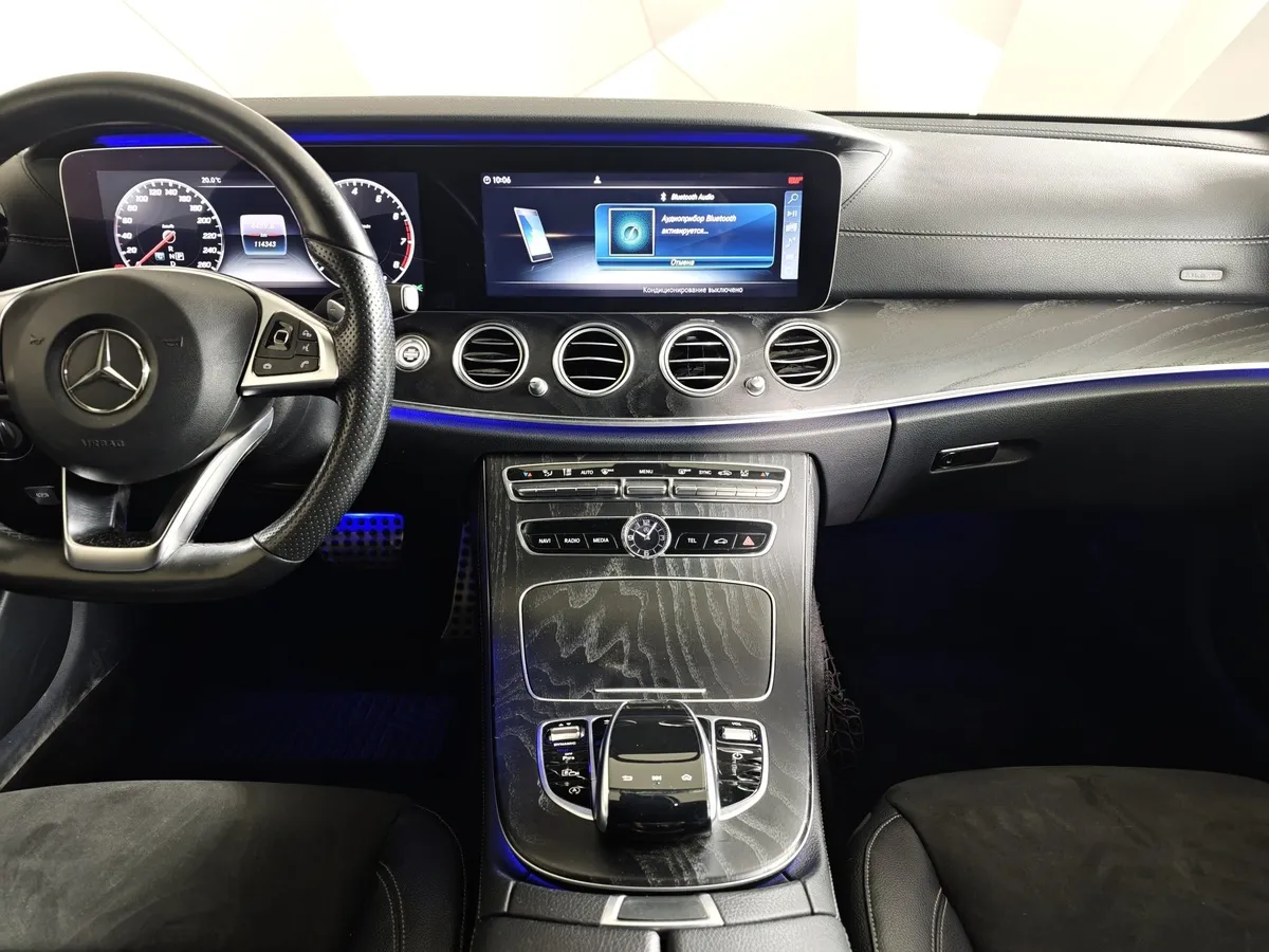 Mercedes-Benz E-Класс E 200 4MATIC 9G-TRONIC (184 л.с.) Белый в АВИЛОН. Слайд №15