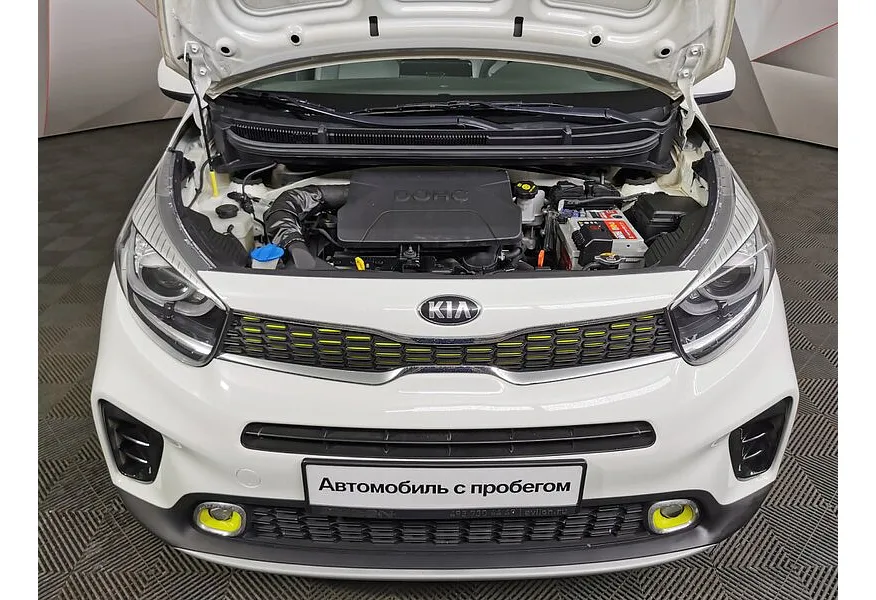 Kia Picanto 1.2 AT (84 л.с.) X-Line Белый в АВИЛОН. Слайд №11