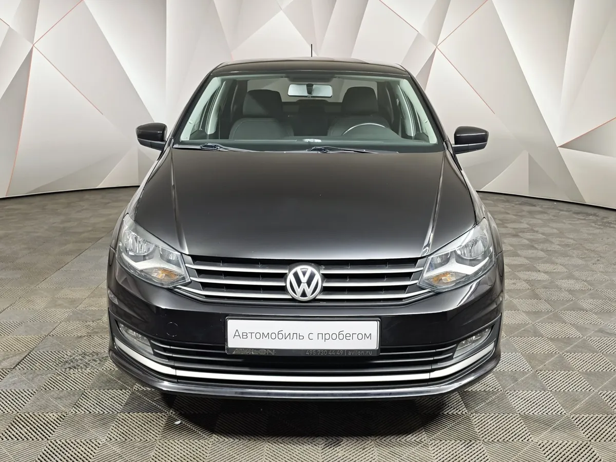 Volkswagen Polo 1.6 MPI AT (110 л.с.) Drive Черный в АВИЛОН. Слайд №7