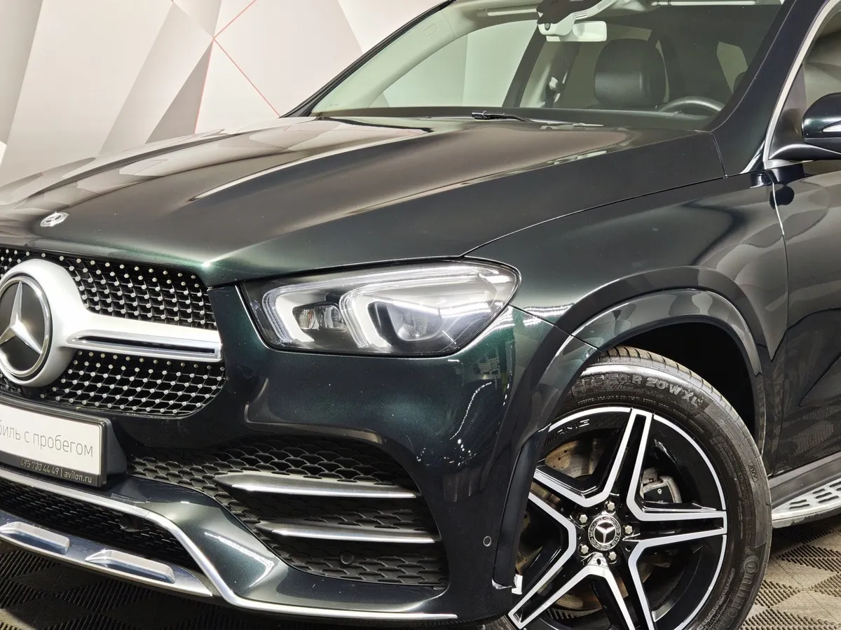Mercedes-Benz GLE 350 4MATIC 9G-TRONIC (258 л.с.) Зеленый в АВИЛОН. Слайд №10