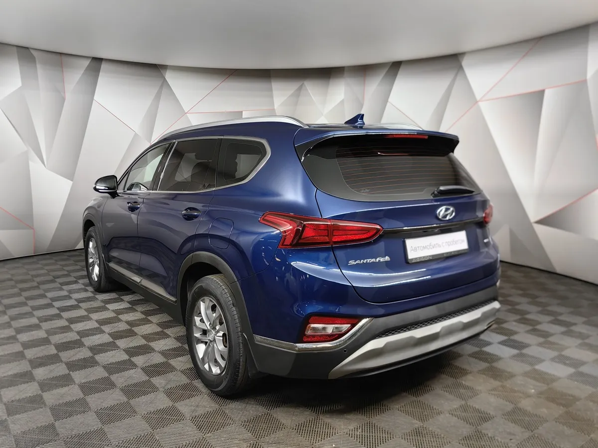 Hyundai Santa Fe 2.4 (188 л.с.) - 6AT Lifestyle Синий в АВИЛОН. Слайд №4