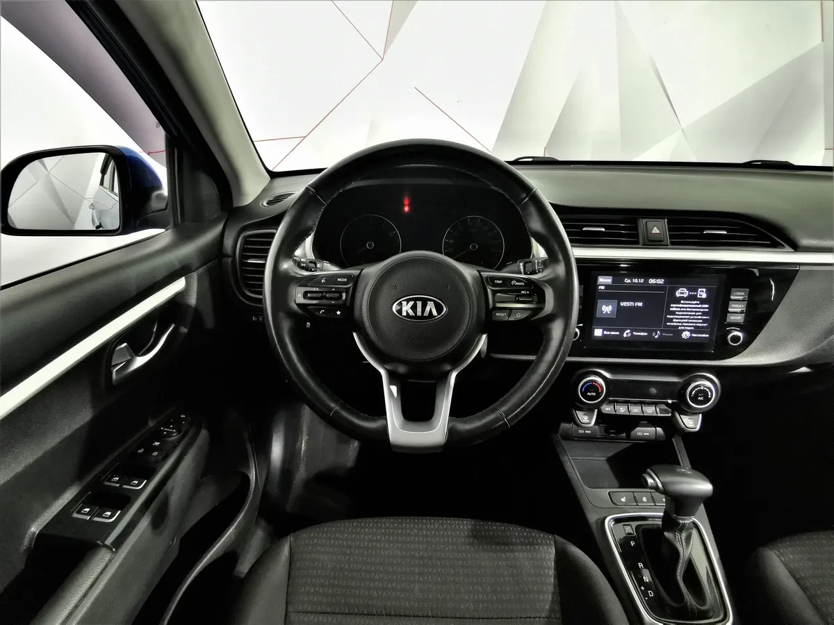 Kia Rio 1.6 AT (123 л.с.) Prestige Синий в АВИЛОН. Слайд №19