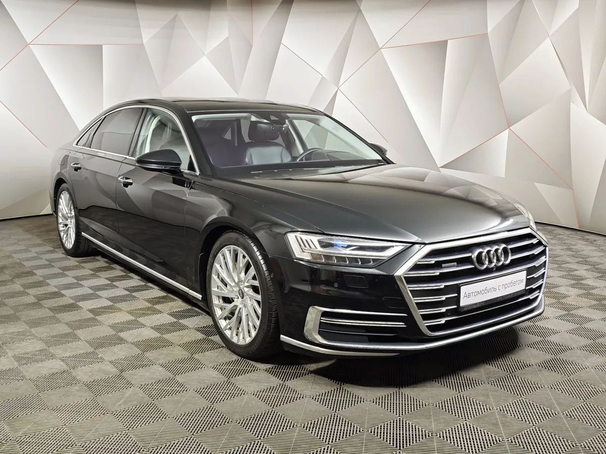 Audi A8 3.0 TFSI L tiptronic quattro (340 л.с.) Черный в АВИЛОН. Слайд №3