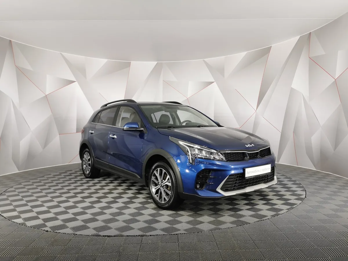 Kia Rio X 1.6 AT (123 л.с.) Premium Синий в АВИЛОН. Слайд №3