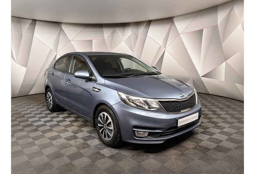 Kia Rio 1.6 6MT (123 л.с.) Comfort RS Plus Голубой в АВИЛОН. Слайд №3