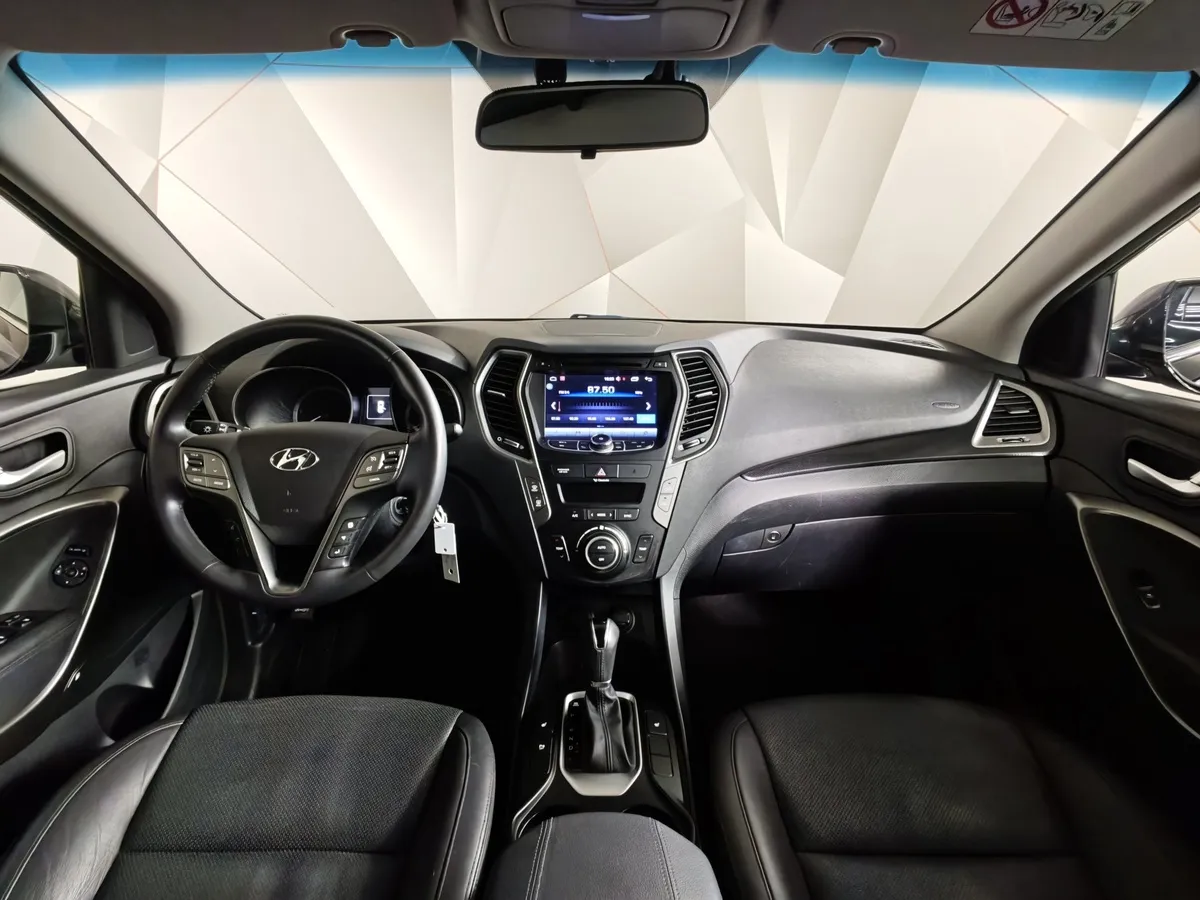 Hyundai Santa Fe 2.2 CRDI AT AWD (200 л.с.) Comfort Черный в АВИЛОН. Слайд №14