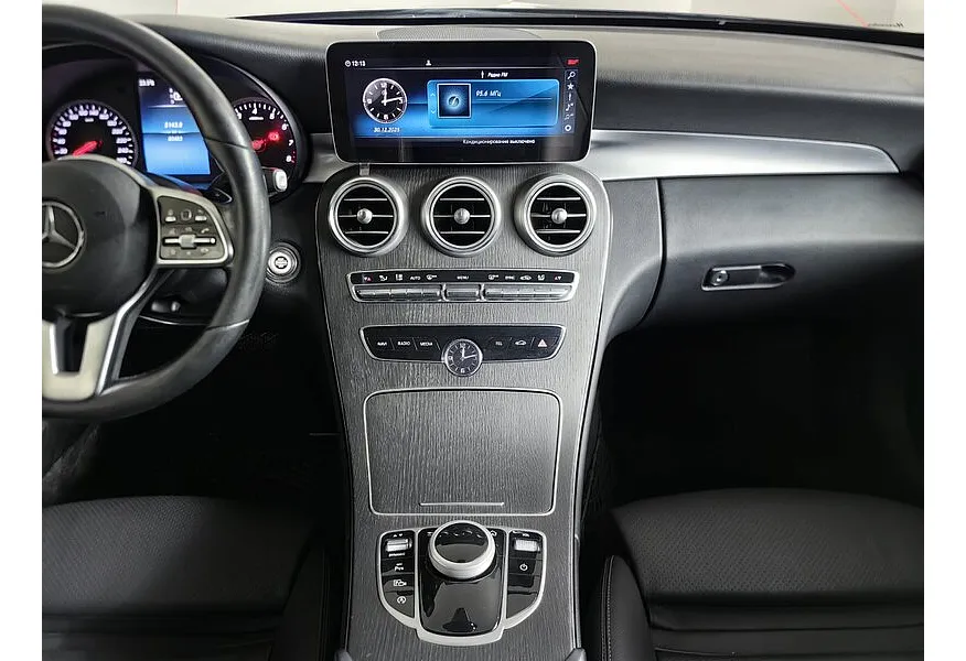 Mercedes-Benz C-Класс C 200 9G-TRONIC 4MATIC (190 л.с.) Premium Серый в АВИЛОН. Слайд №15