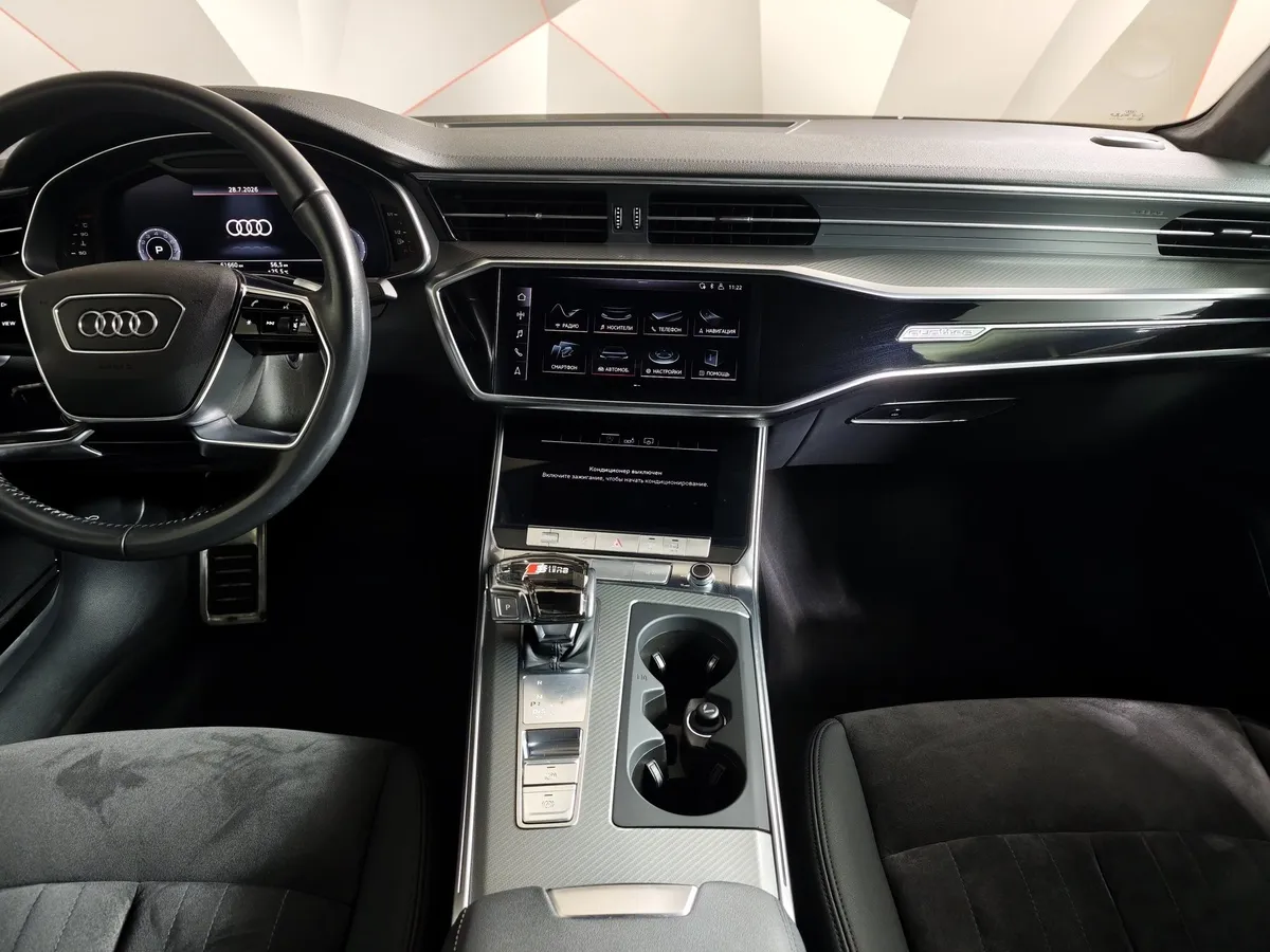 Audi A6 55 TFSI S tronic quattro (340 л.с.) Design Черный в АВИЛОН. Слайд №15