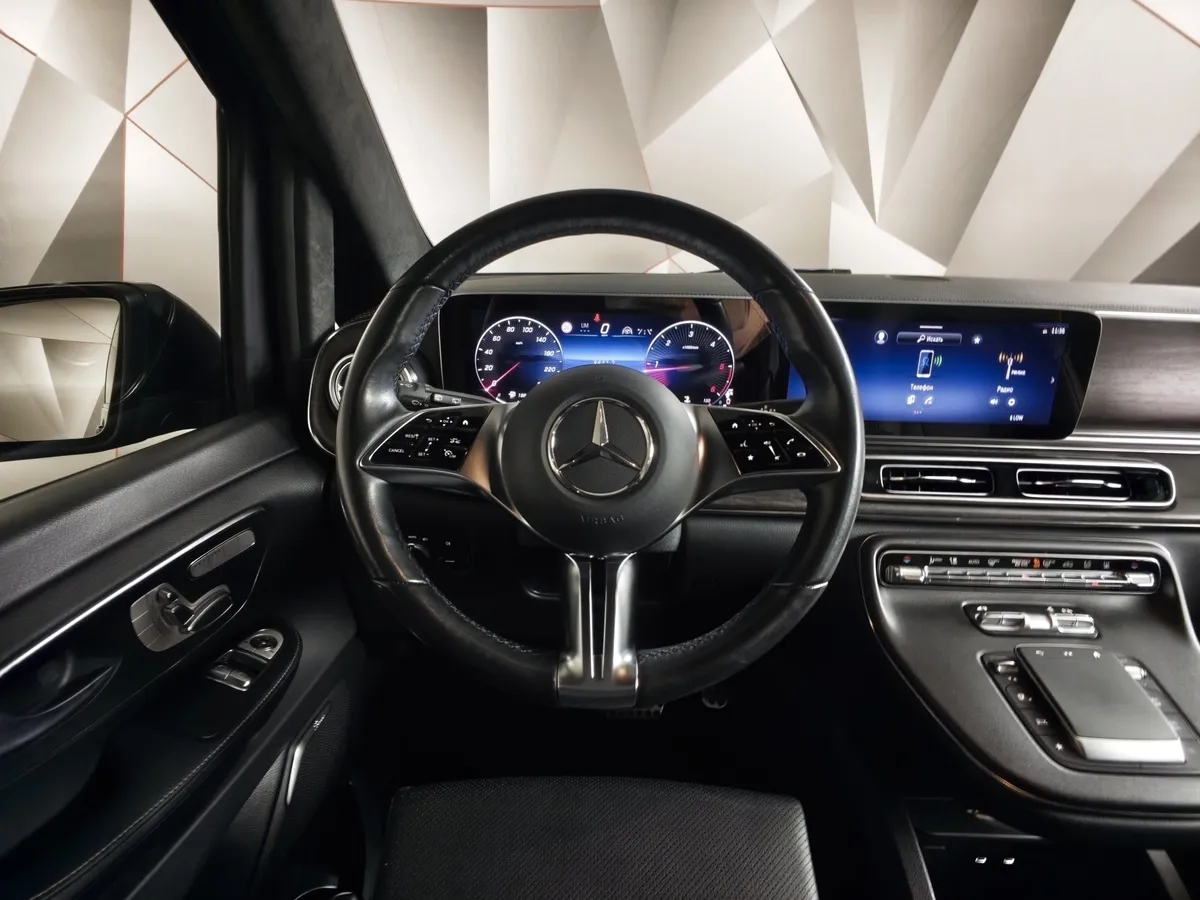 Mercedes-Benz V-Класс V 300 L2 4Matic 9G-Tronic (239 л.с.) Черный в АВИЛОН. Слайд №20