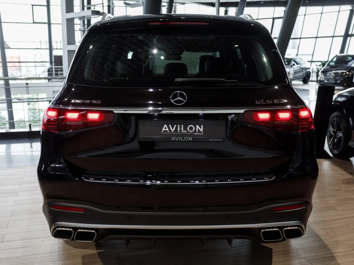 Mercedes-Benz GLS 63 4MATIC 7G-TRONIC PLUS (585 л.с.) Особая серия Черный в АВИЛОН. Слайд №4