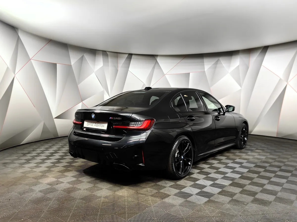 BMW 3 серия M340i xDrive (387 л.с.) Черный в АВИЛОН. Слайд №2