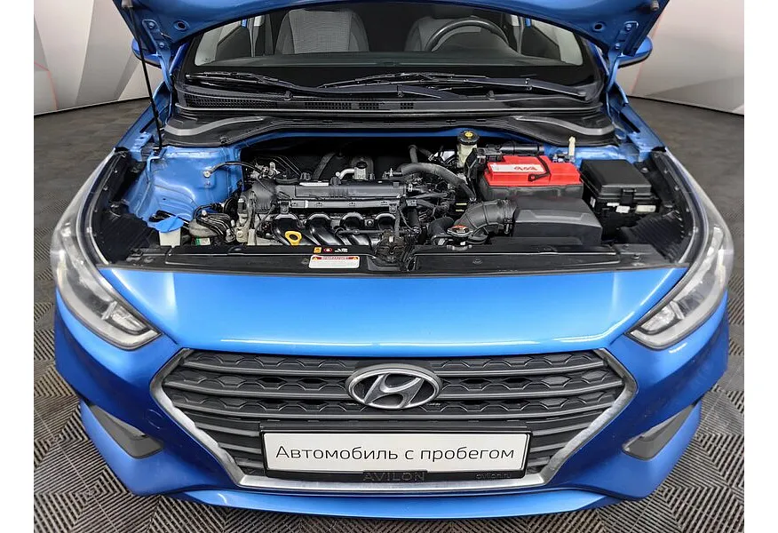 Hyundai Solaris 1.6 AT (123 л.с.) Comfort Синий в АВИЛОН. Слайд №11