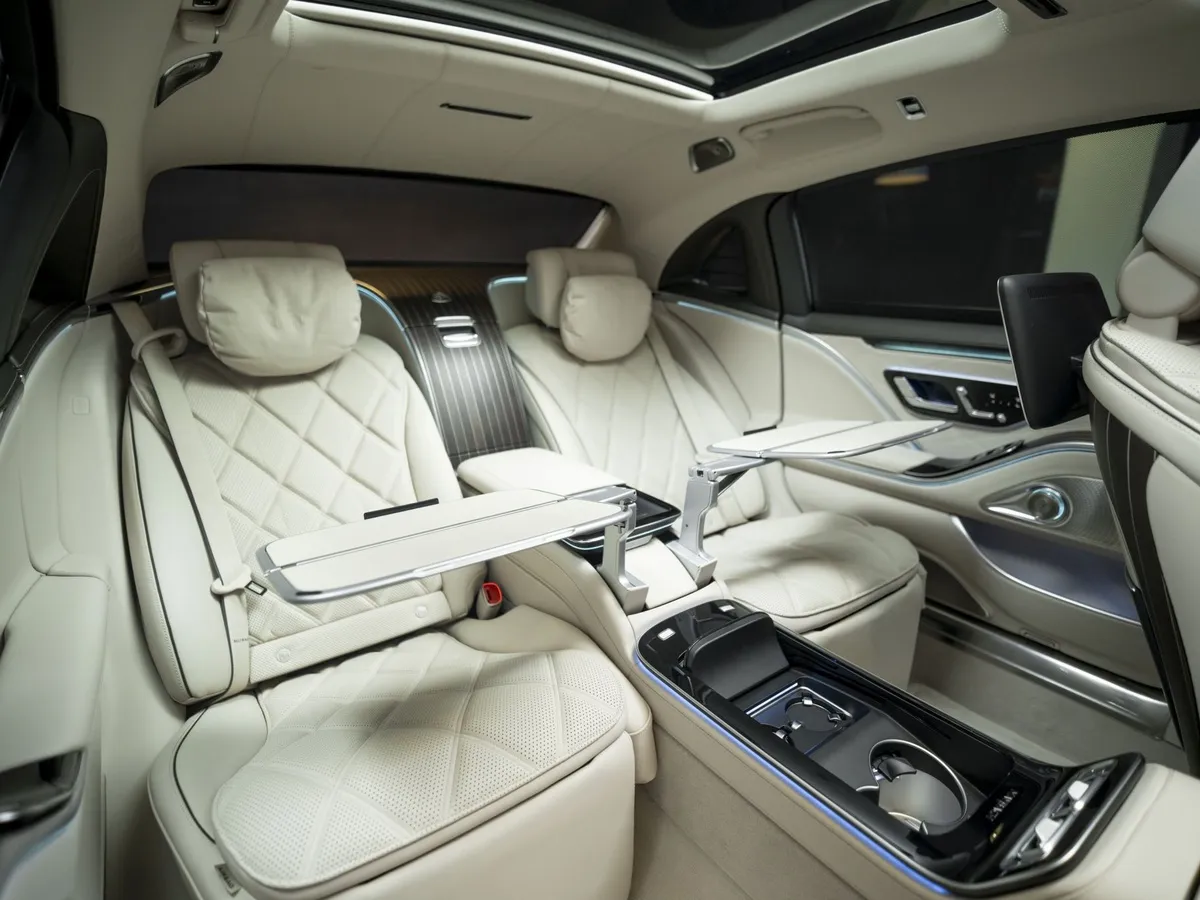 Mercedes-Benz S-Класс Maybach S 580 9G-Tronic 4Matic (503 л.с.) Черный в АВИЛОН. Слайд №9