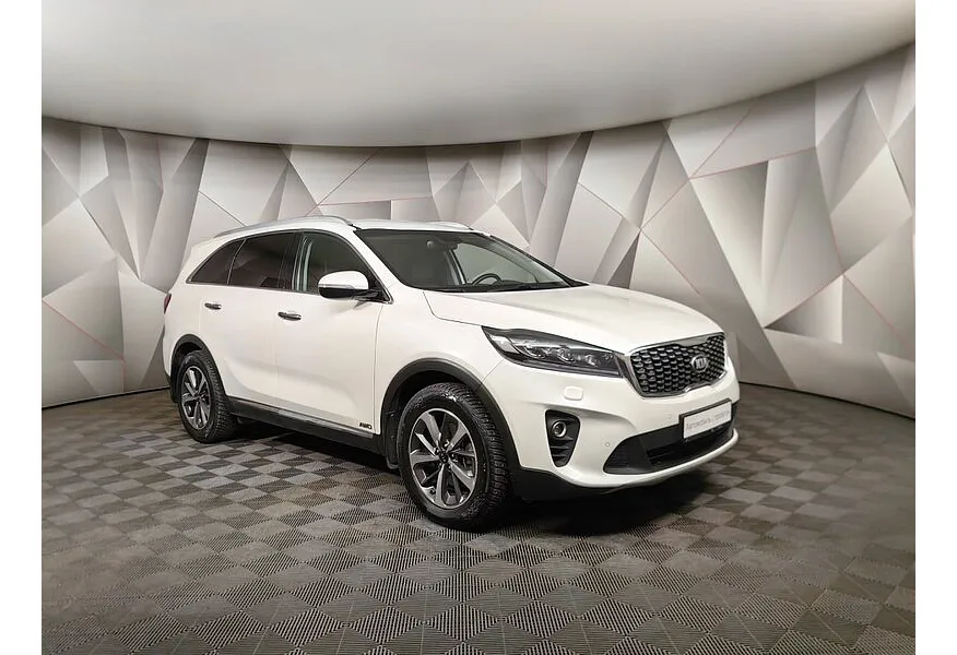 Kia Sorento 2.2 D AT AWD (5 мест) (200 л.с.) Prestige Белый в АВИЛОН. Слайд №3