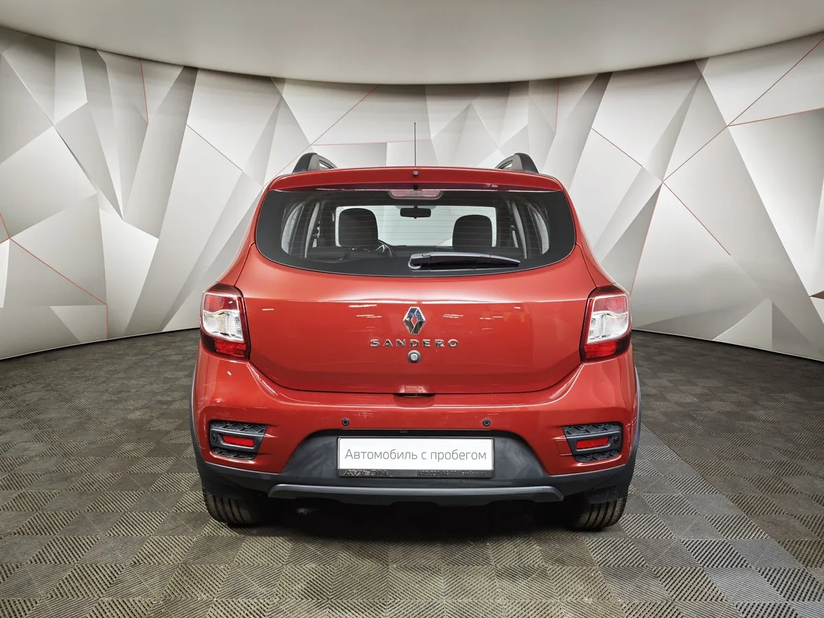 Renault Sandero 1.6 CVT (113 л.с.) Stepway Life City Красный в АВИЛОН. Слайд №8