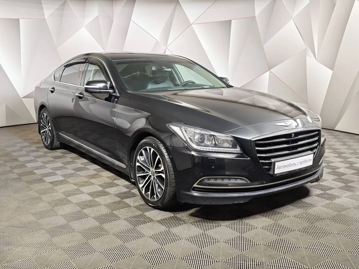 Hyundai Genesis 3.0 AT AWD (249 л.с.) Luxury Черный в АВИЛОН. Слайд №3