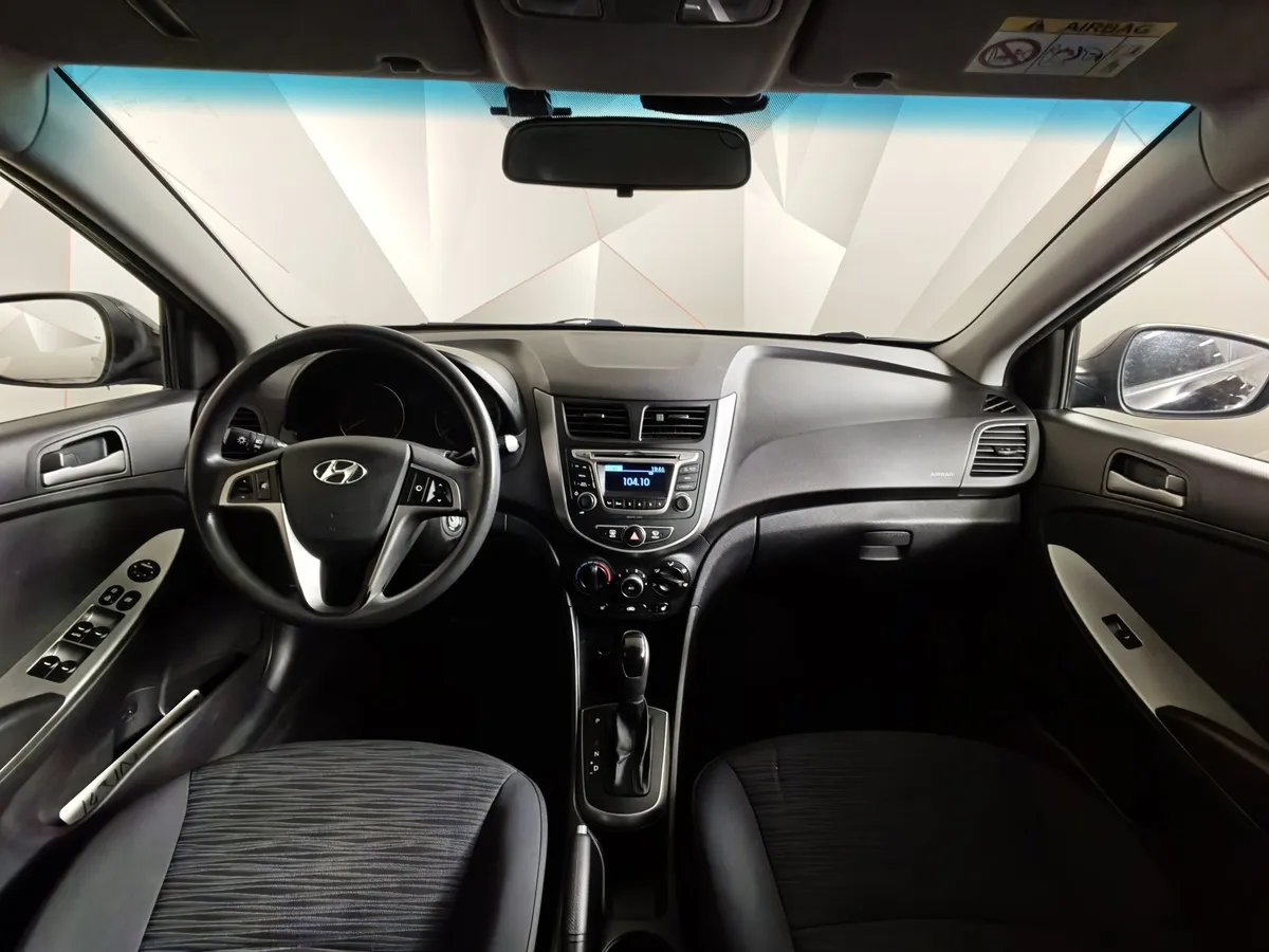 Hyundai Solaris 1.6 AT (123 л.с.) Comfort Черный в АВИЛОН. Слайд №14